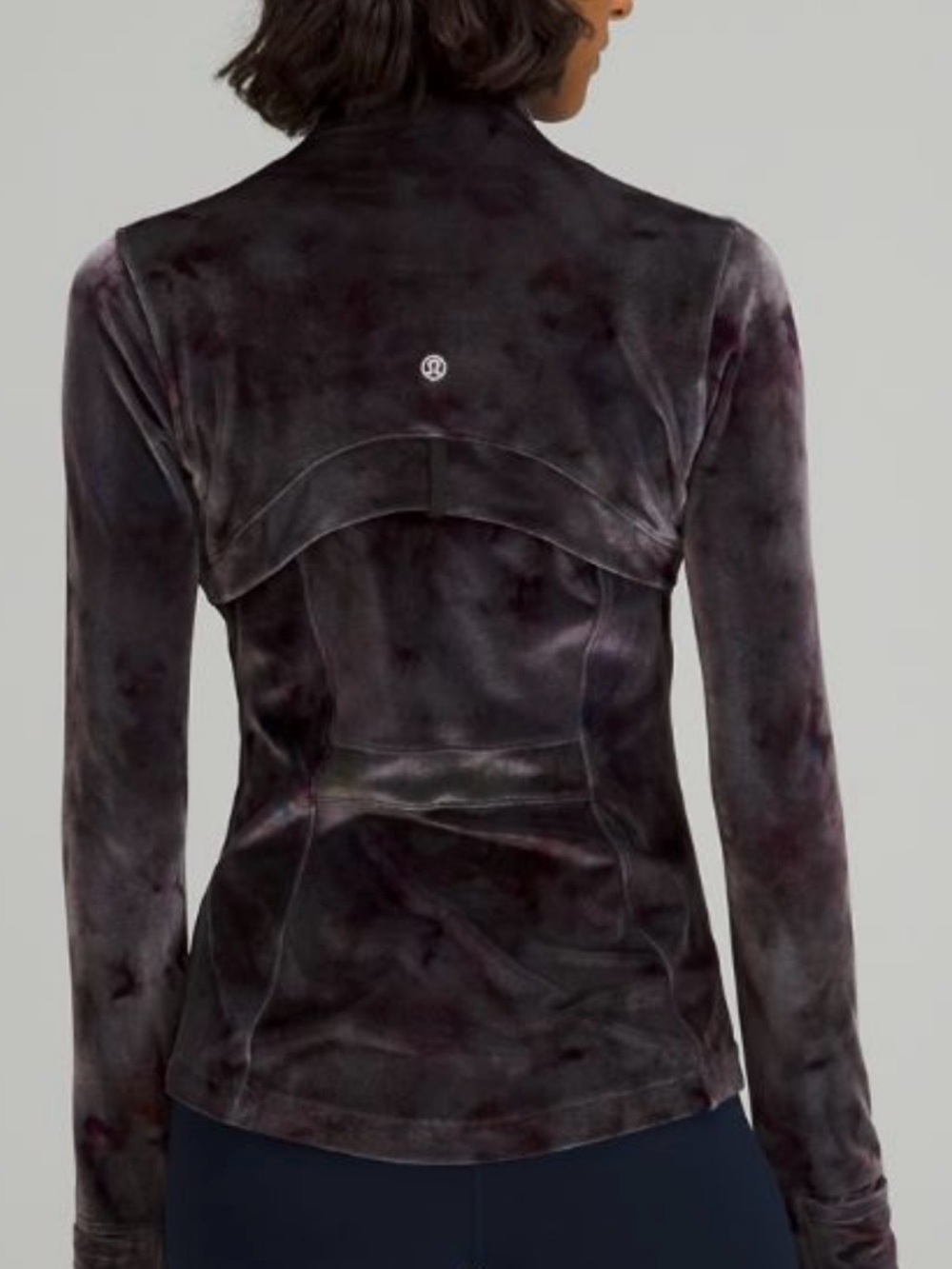 lululemon velour Women's Define Jacket in Interstellar Gray. Size 6. Never worn.